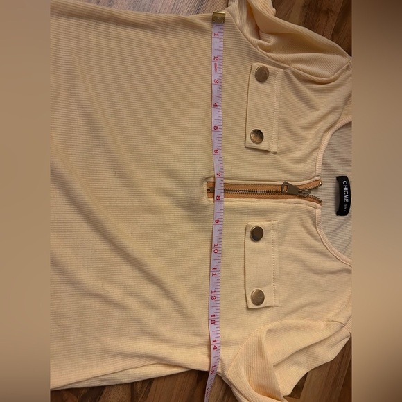 Chic Pink Long Sleeve Polo Blouse - Picture 2 of 4